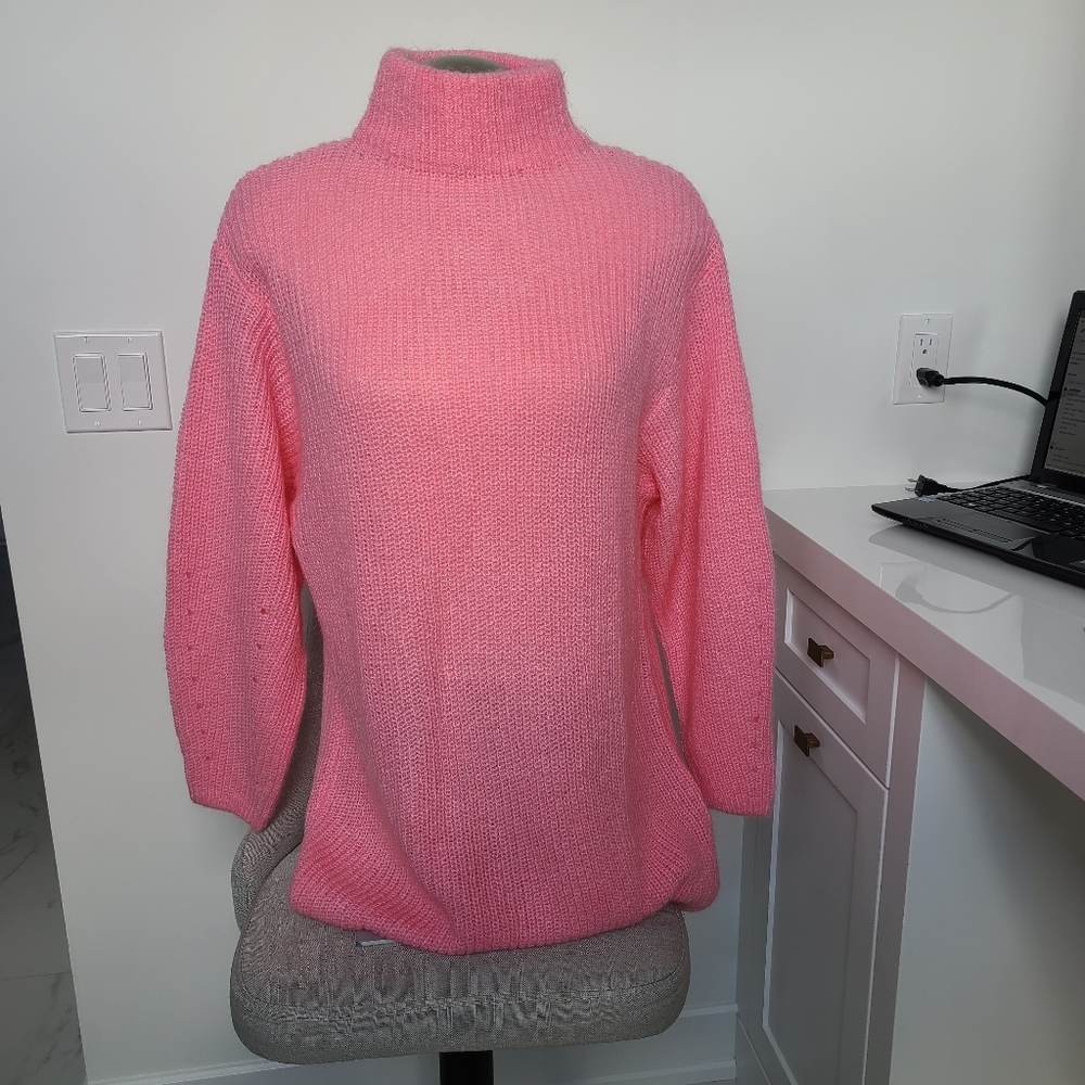 H&M Pink Turtleneck Sweater
